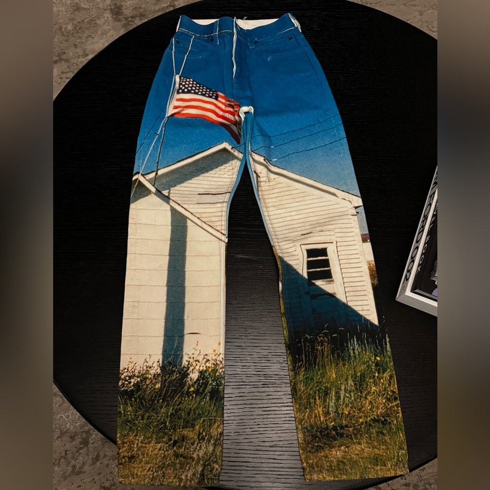 Raf Simons X Calvin Klein American Flag Schoolhouse Denim